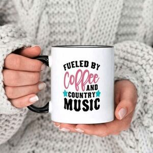 2/$30 Fueled by Coffee and Country Music Coffee Mug